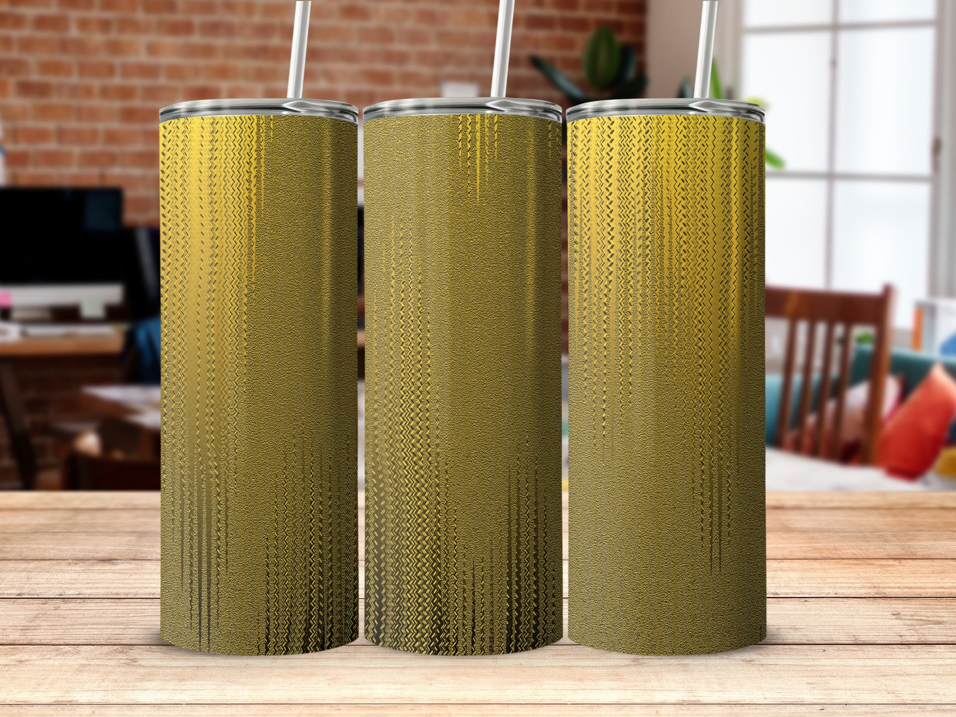 Stylish Gold Tumbler with Modern Design Thermos