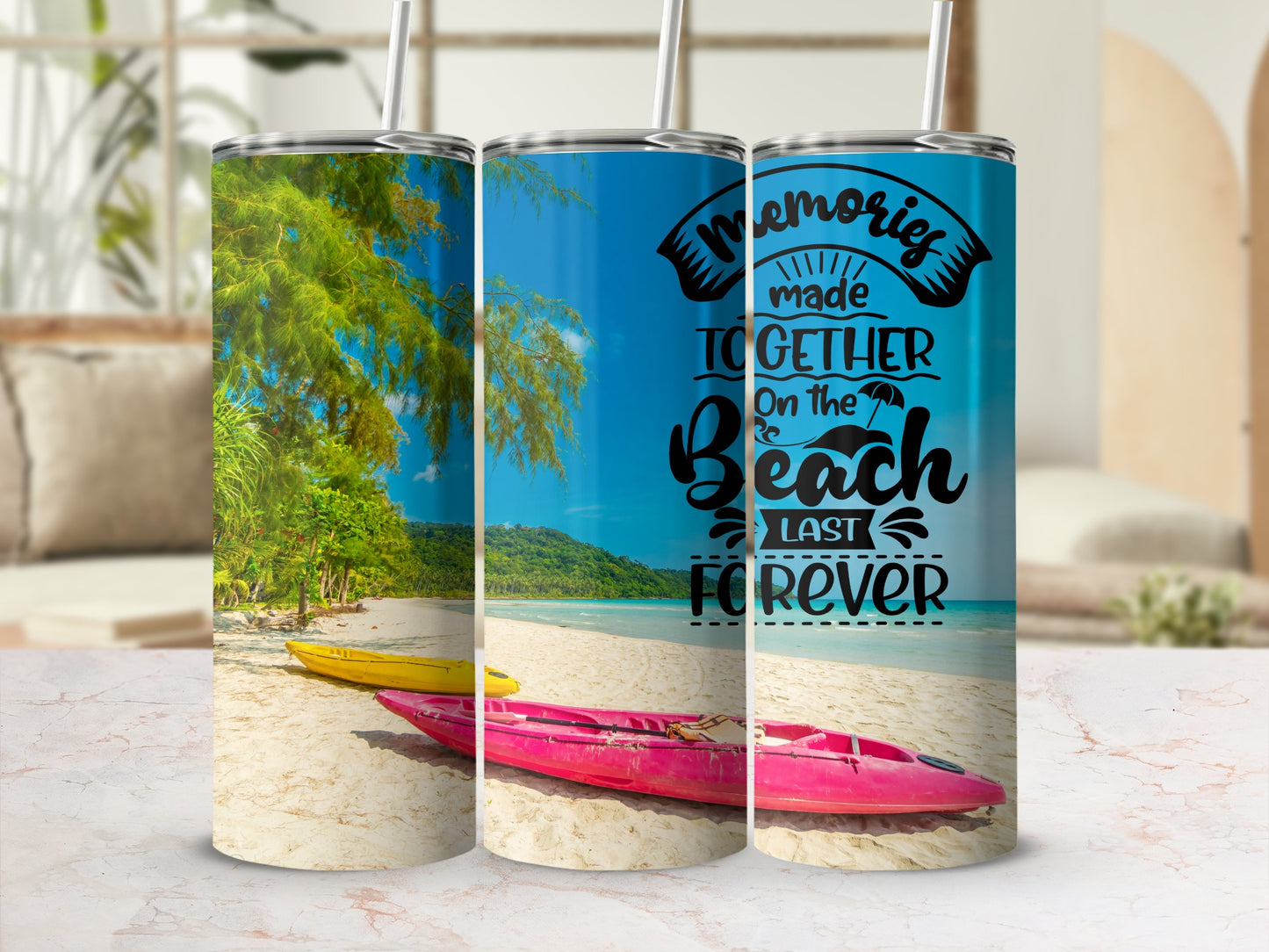 Memories Made Together On The Beach Tumbler