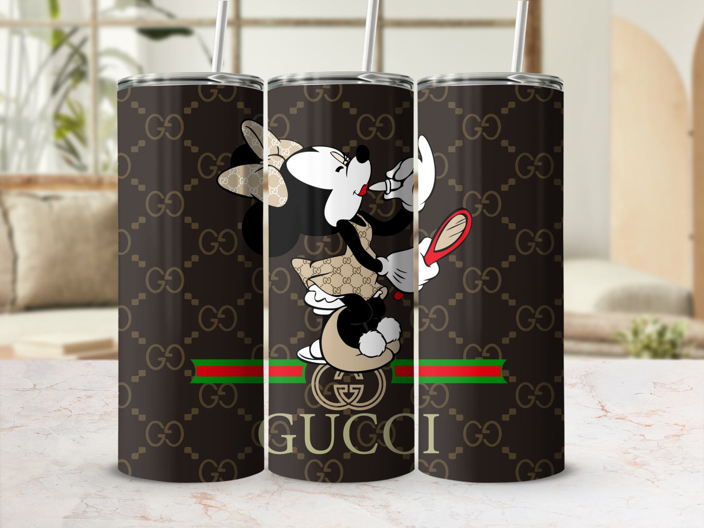 Designer Inspired Cartoon Character Tumbler Cup