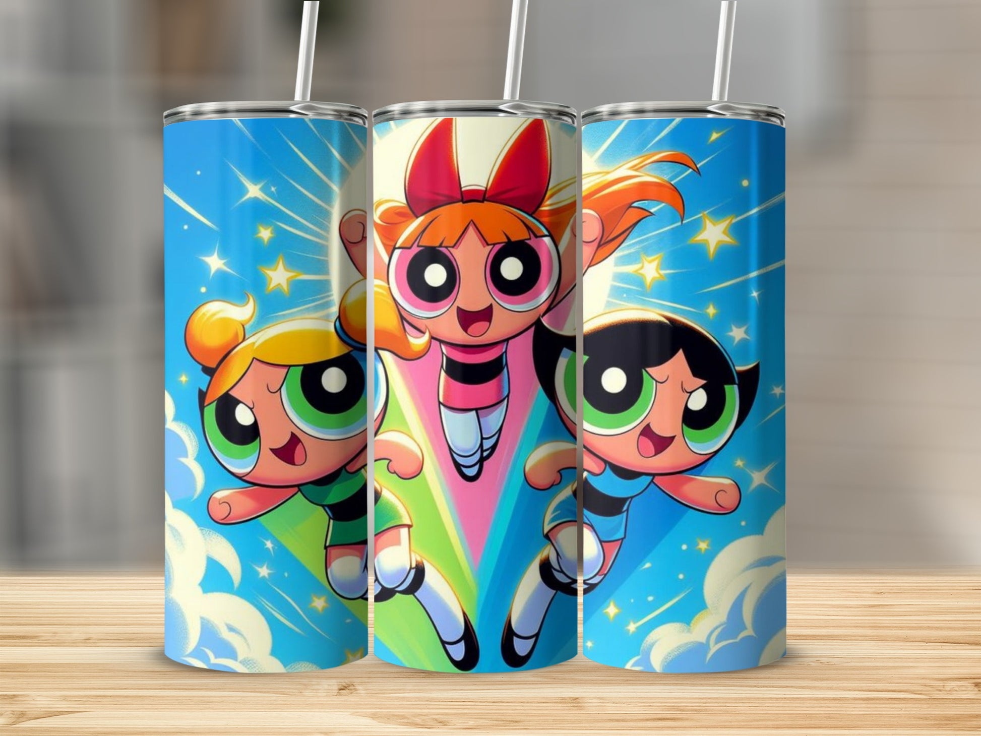 Colorful Cartoon Characters Insulated Tumbler Cup