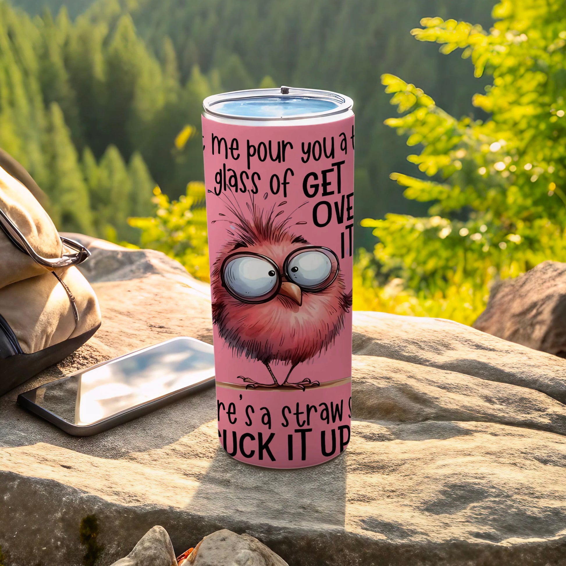 Let Me Pour You a Tall Glass Tumbler with Design