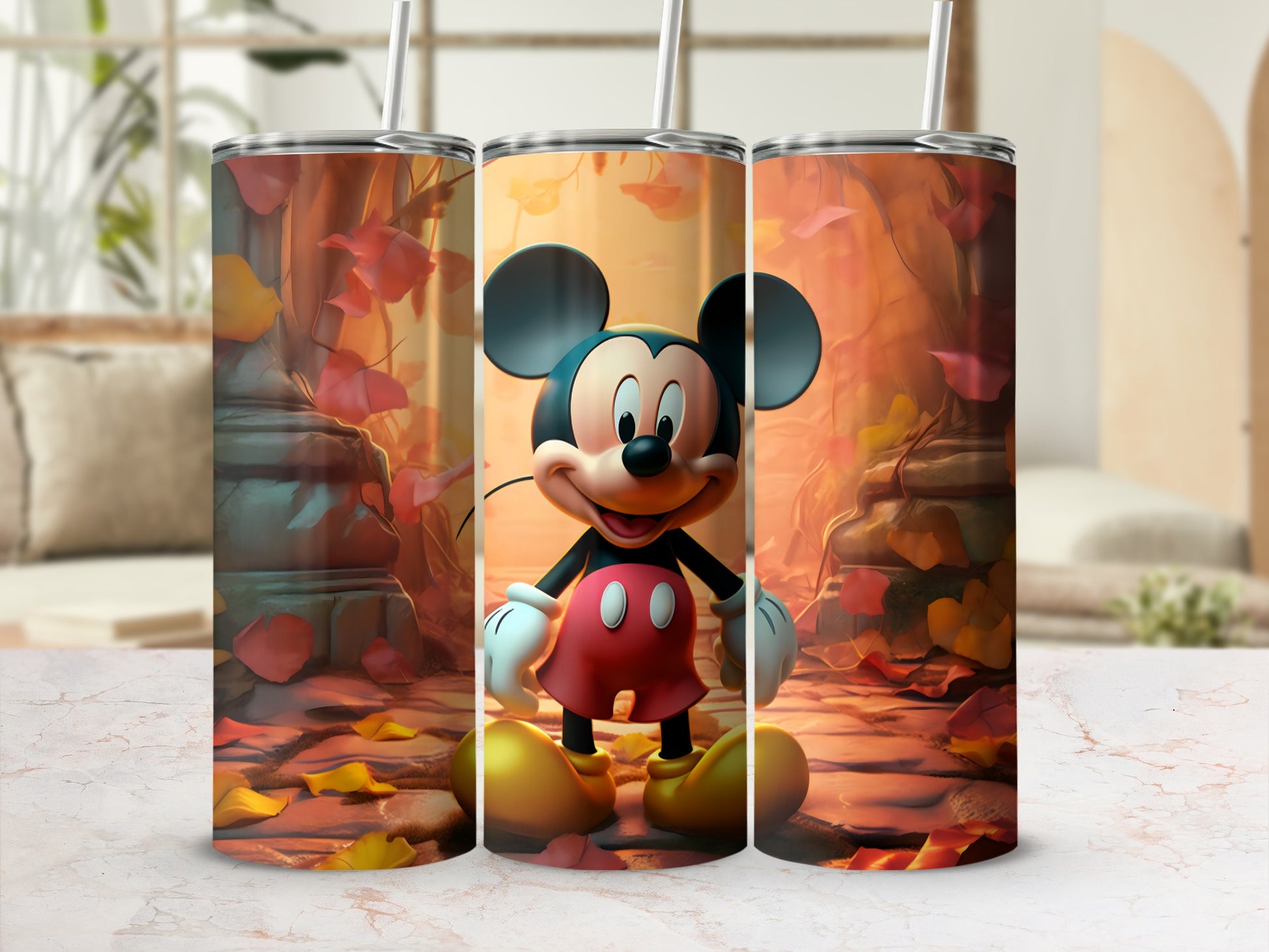 Artistic Mickey Mouse Tumbler for Beverage Enthusiasts