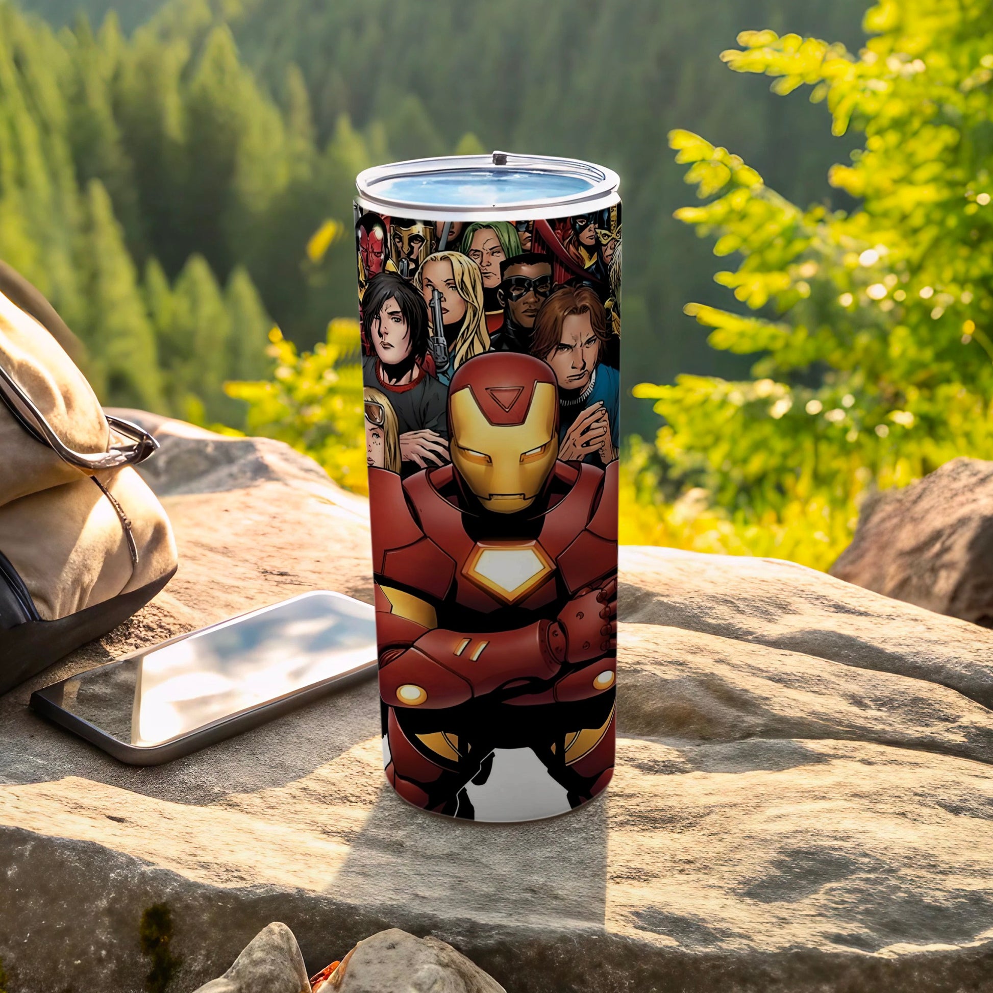Iron Man and Avengers Themed Tumbler Perfect Gift Idea