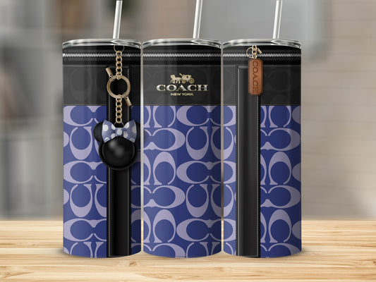 Stylish Branded Tumblers with Zipper and Keychain Design