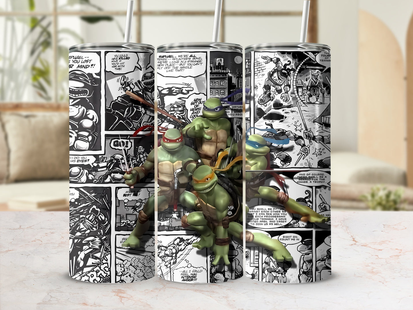 Teenage Mutant Ninja Turtles Comic Art Drinkware