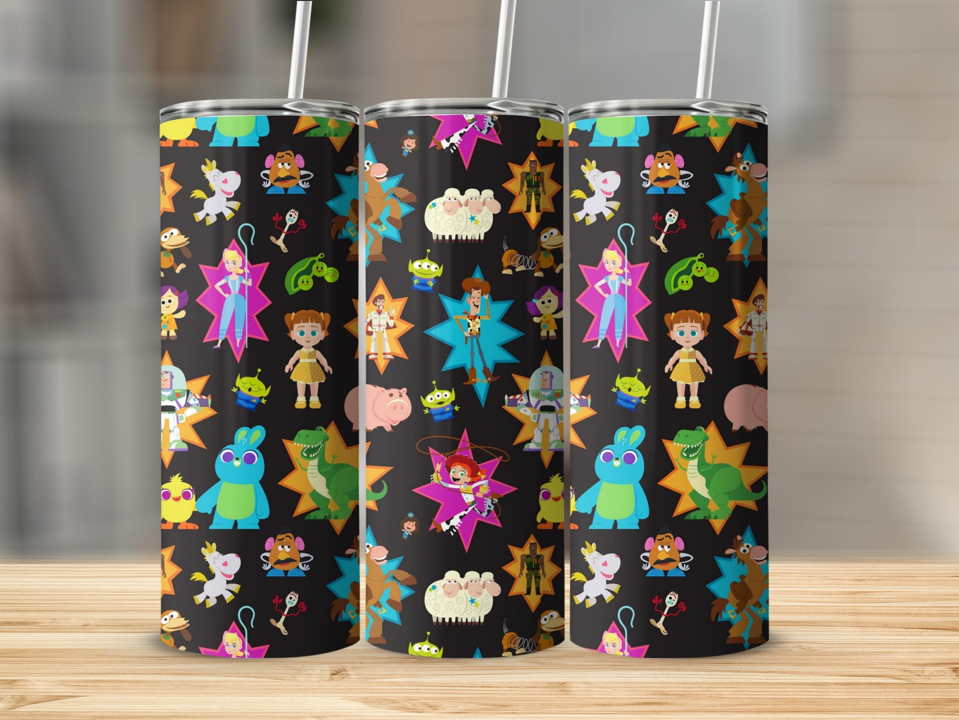 Colorful Character Themed Stainless Steel Tumbler