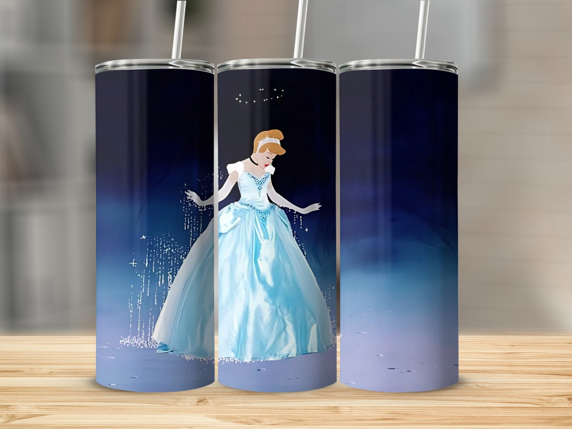 Cinderella Magic Carriage Themed Tumbler Cup Product