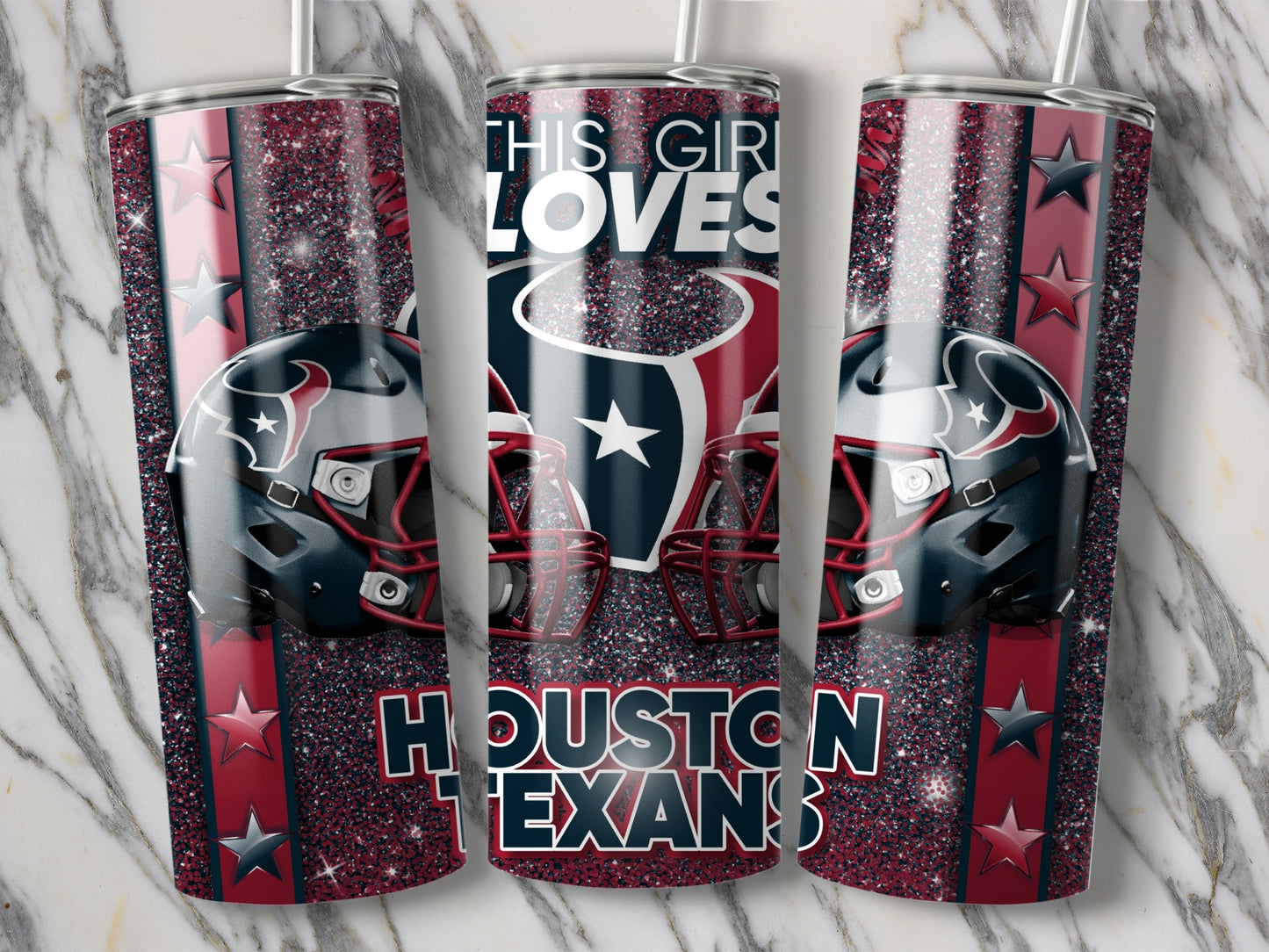 This Girl Loves Houston Texans Football Team Tumblers