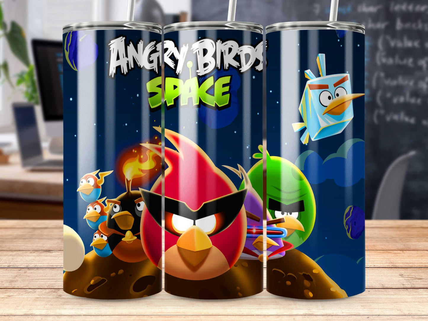Angry Birds Space Characters Art Tumblers