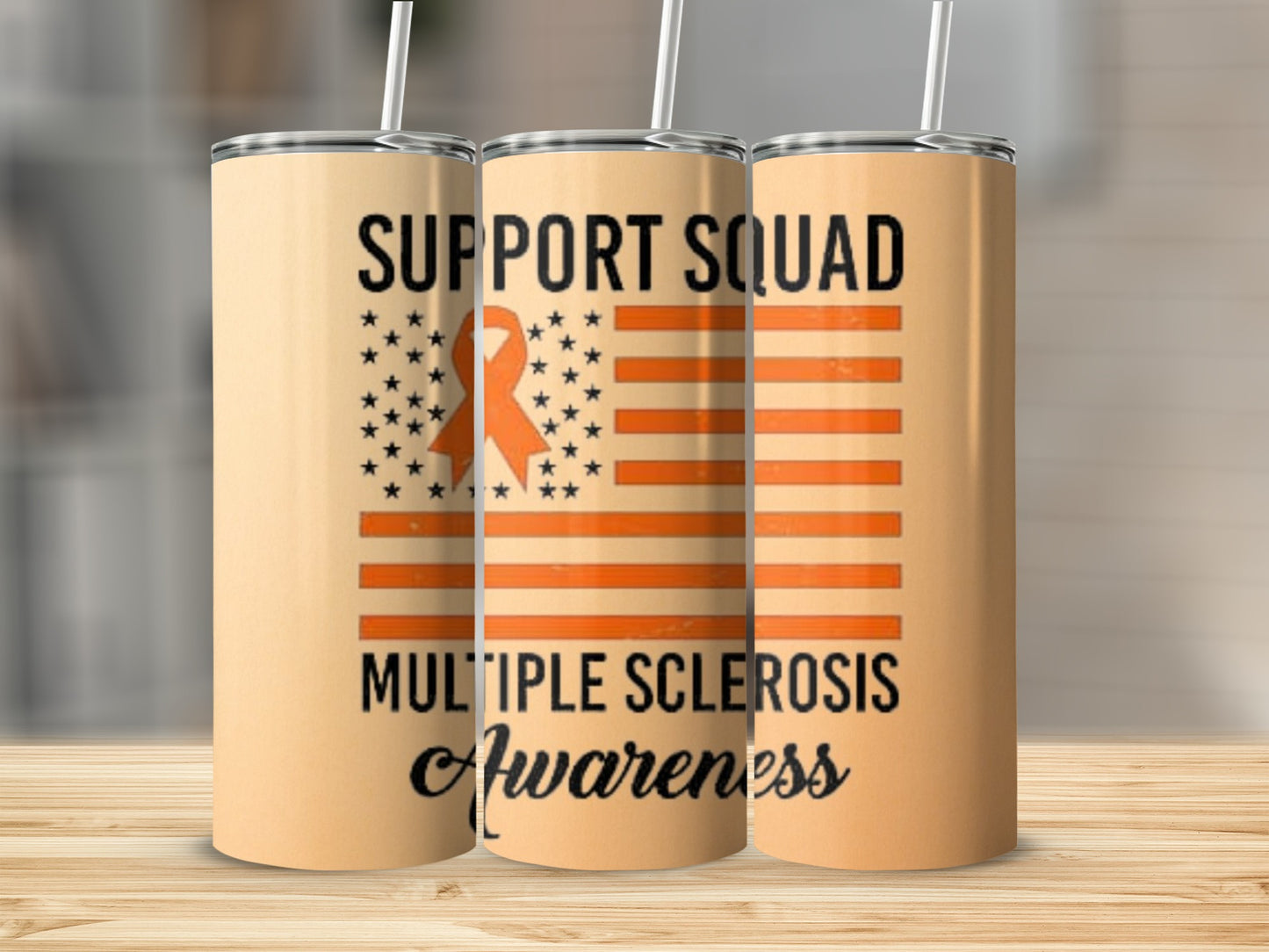 Support Squad Multiple Sclerosis Awareness Tumbler