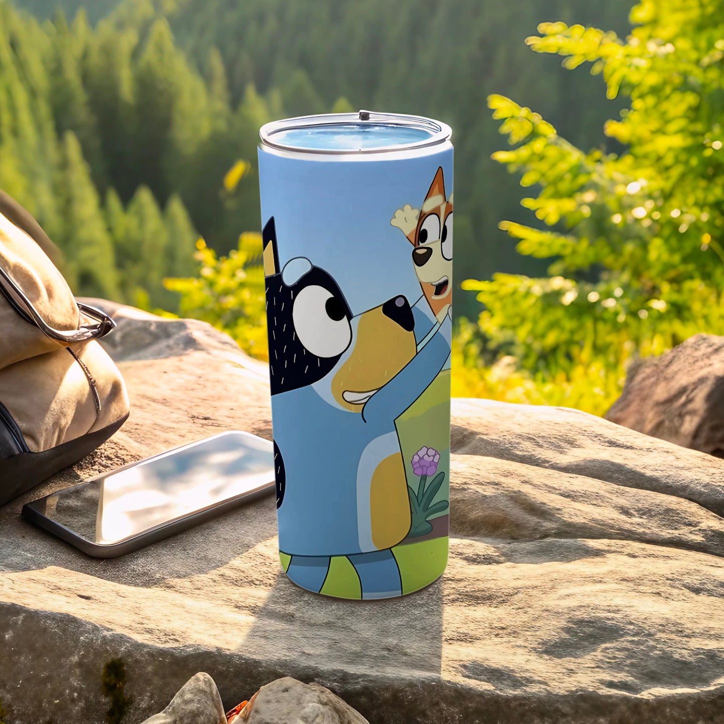 Bluey and Bingo Outdoor Adventure Tumbler Cup