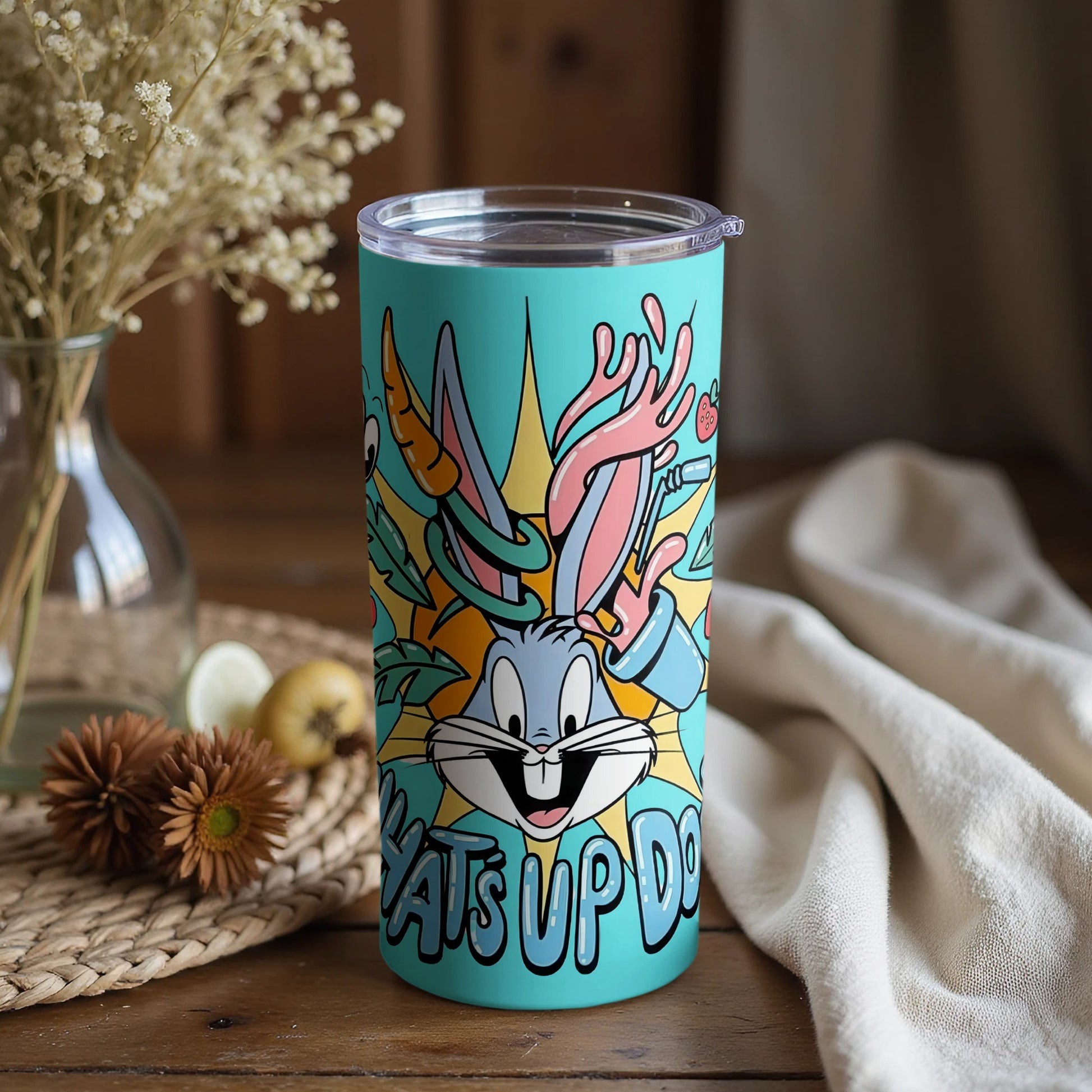 Colorful Bugs Bunny What's Up Doc Design Tumbler