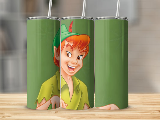 Green Tumbler with Playful Character Design Bestseller