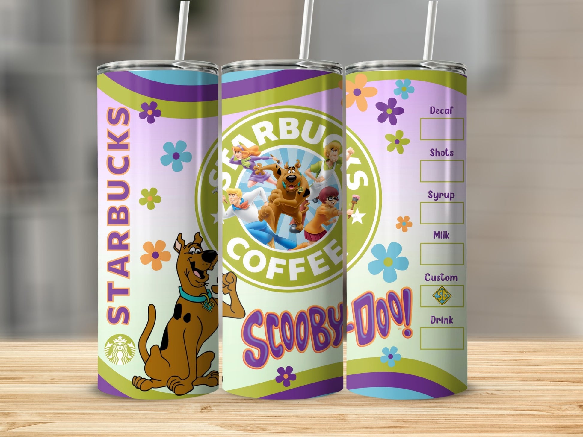 Scooby-Doo Starbucks Coffee Tumbler with Colorful Design