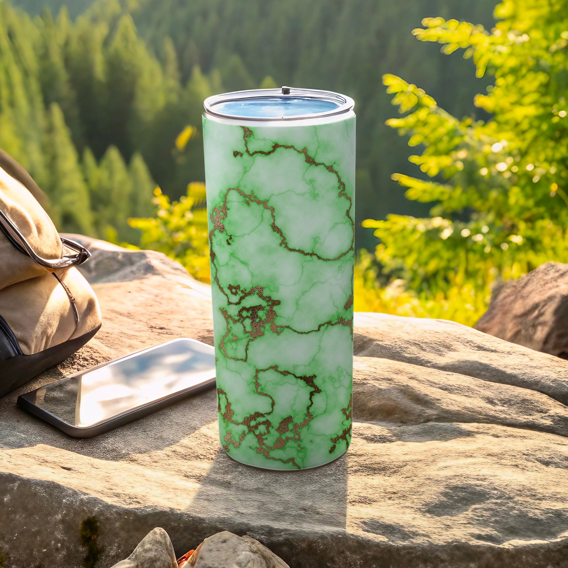 Green Marble Copper Vein Tumbler product type