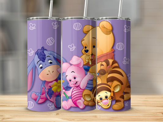 Cute Cartoon Characters Tumbler for Kids and Adults
