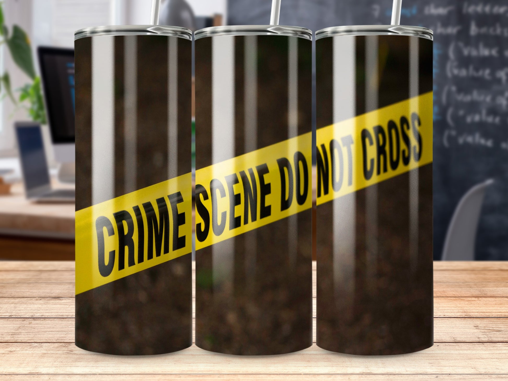 Crime Scene Do Not Cross Yellow Tape Design product type
