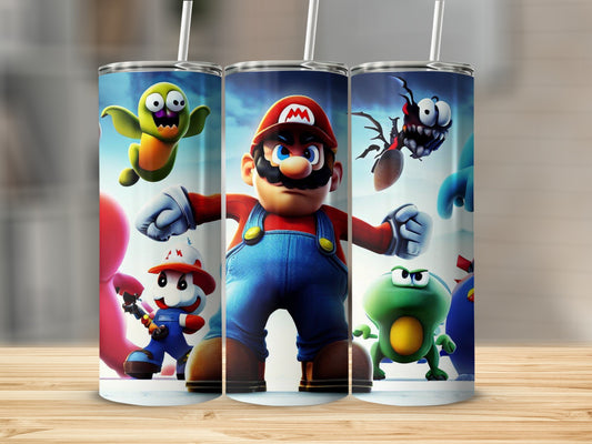Colorful Cartoon Character Design Tumbler Cup Product