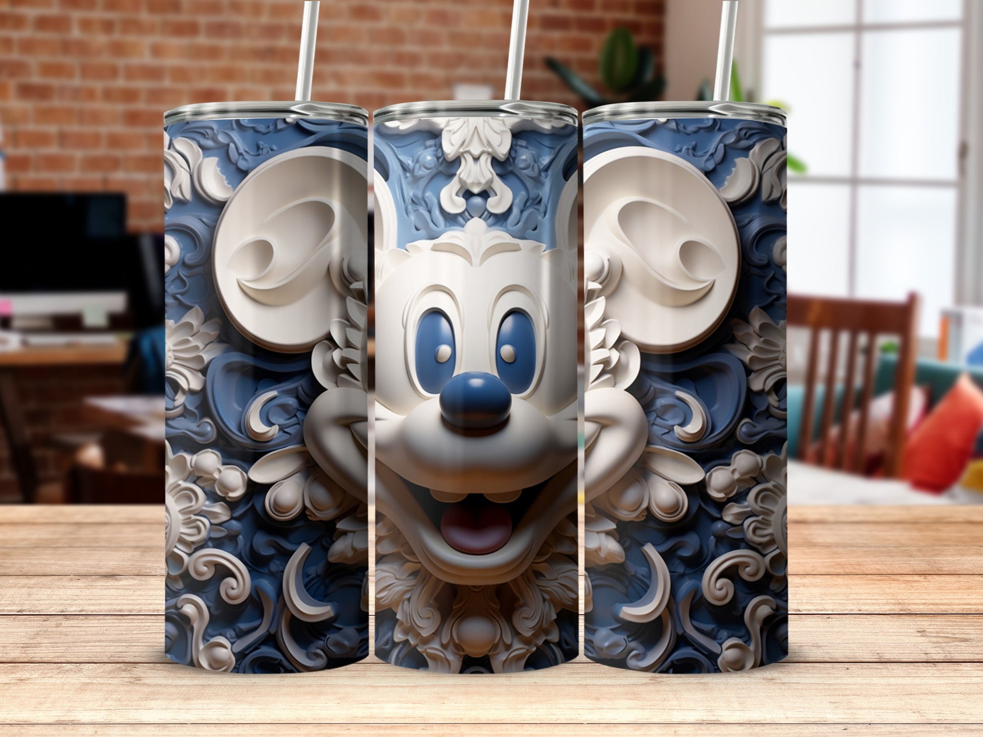 Cartoon Character 3D Design Insulated Tumbler