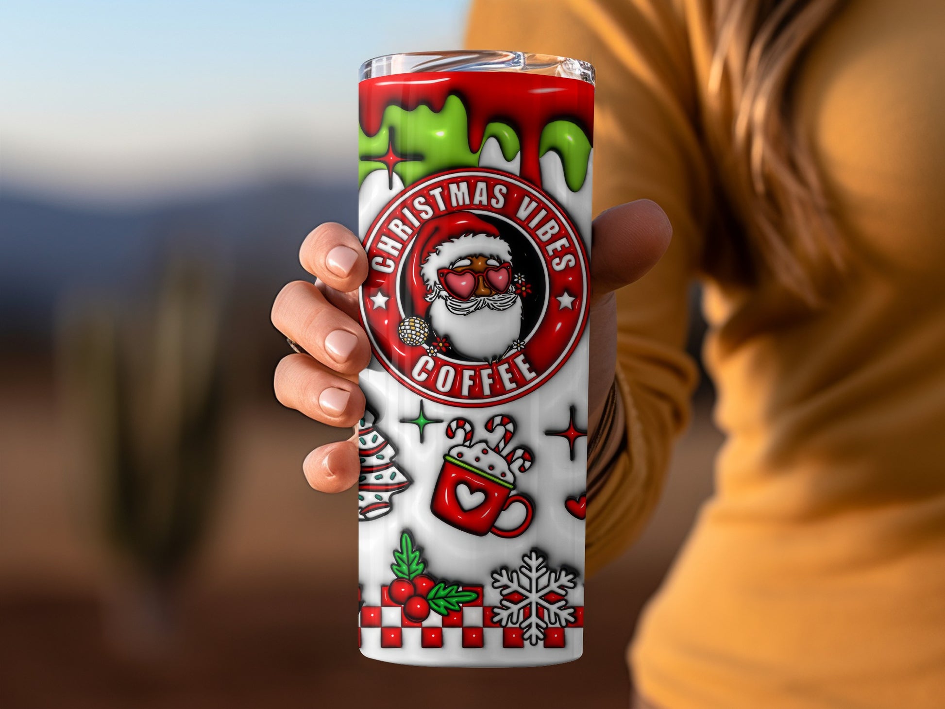 Christmas Vibes Coffee Holiday Themed Product