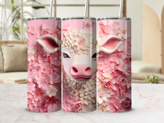Whimsical Pink Floral Sheep Petal Design Tumbler product type
Pink Tumbler, Floral Design, Sheep Art, Lamb Print, Paper Cut Style, Flower Petals, Cute Animal, Whimsical Art, Blush Pink, Rose Motif, Spring Decor, Summer Drinkware, Unique Gift, Travel Mug, Insulated Cup, Everyday Hydration, Cute Drinkware, Animal Lover, Floral Pattern, Adorable Design