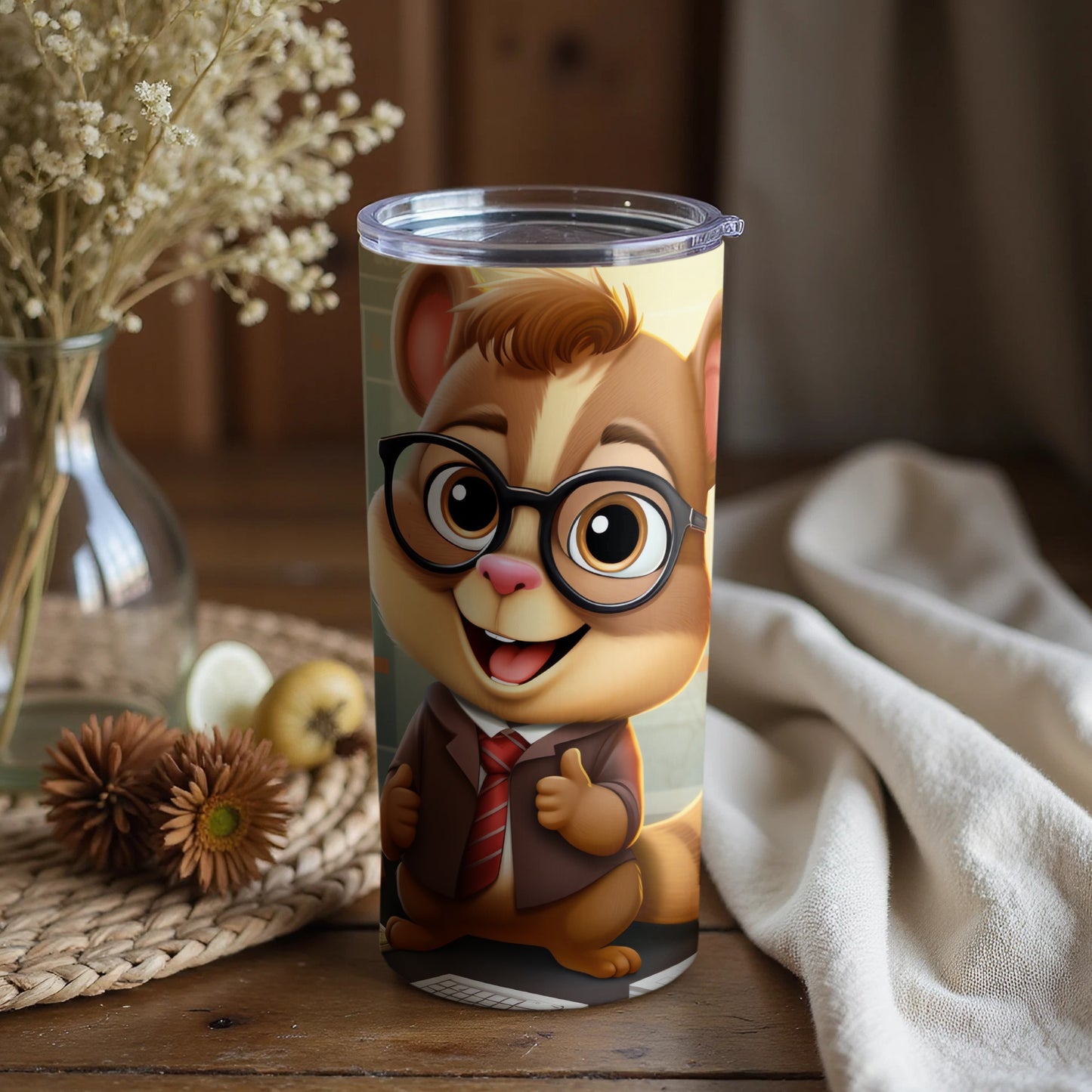 Smart Cartoon Squirrel Glasses Thumbs Up Professional Tumbler

Chipmunk
Squirrel
Cartoon
Animal
Furry
Happy
Smart
Nerdy
Professional
Suit
Tie
Glasses
Thumbs Up
Cute
Cheerful
Tumbler
Drinkware
Insulated
Travel Mug
Character Art