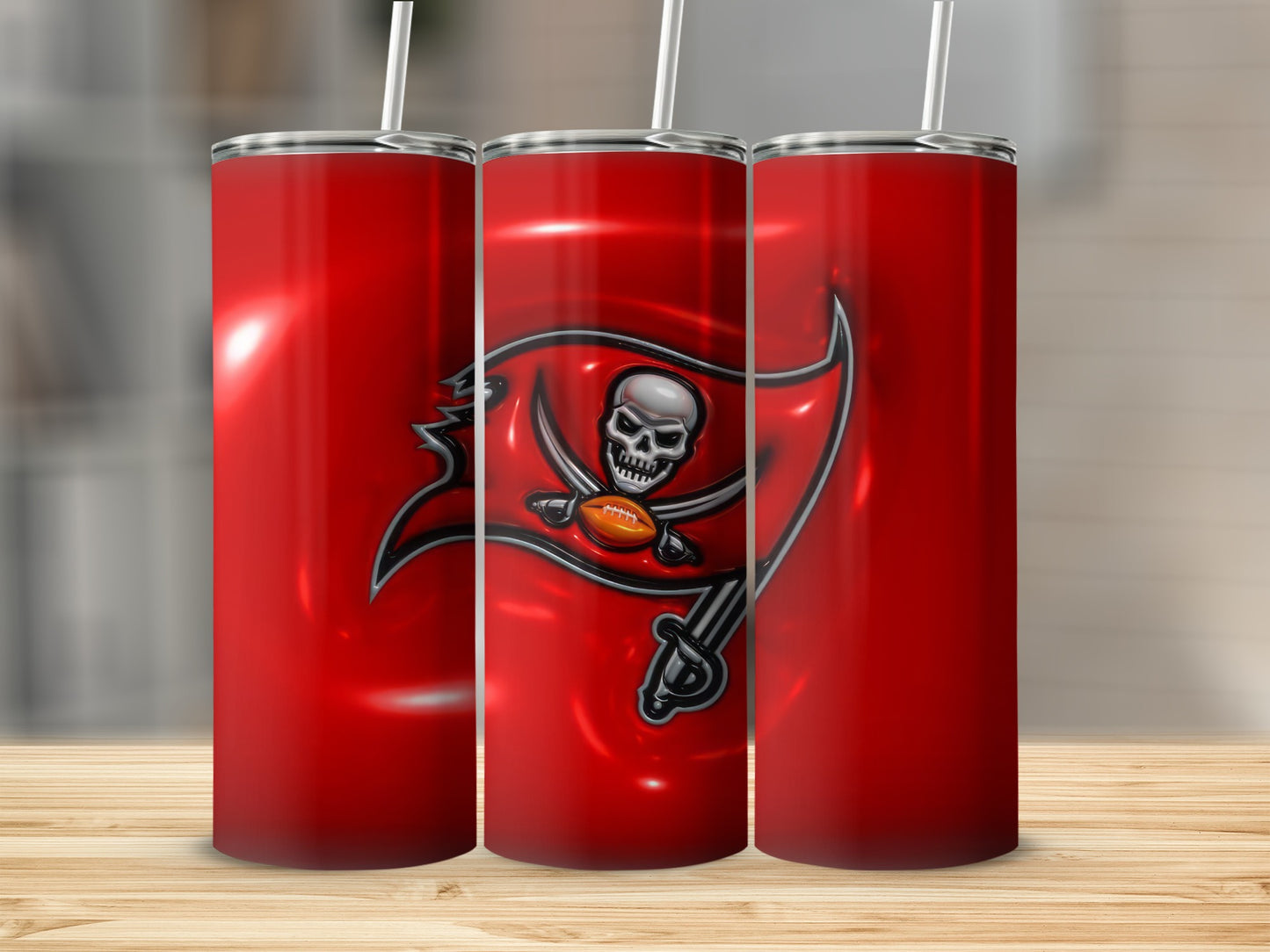 Tampa Bay Buccaneers Football Team Pirate Logo Tumblers