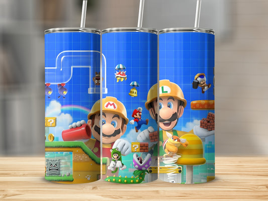 Colorful Gaming Characters Design Tumbler