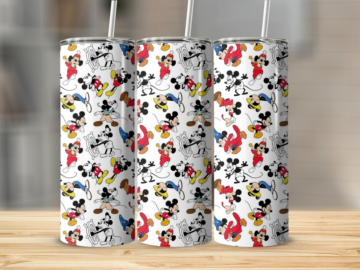 Colorful Cartoon Character Tumbler for Kids and Adults