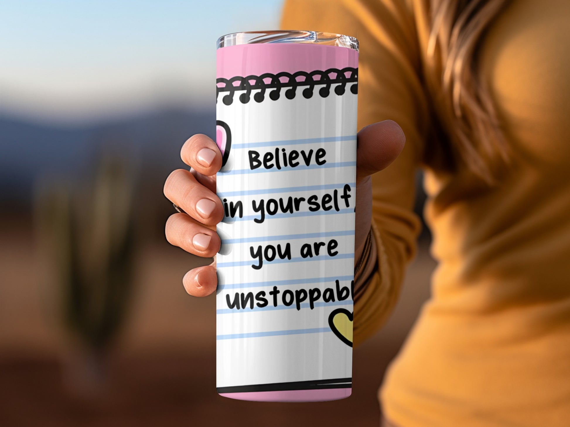 Believe in Yourself You Are Unstoppable Tumbler