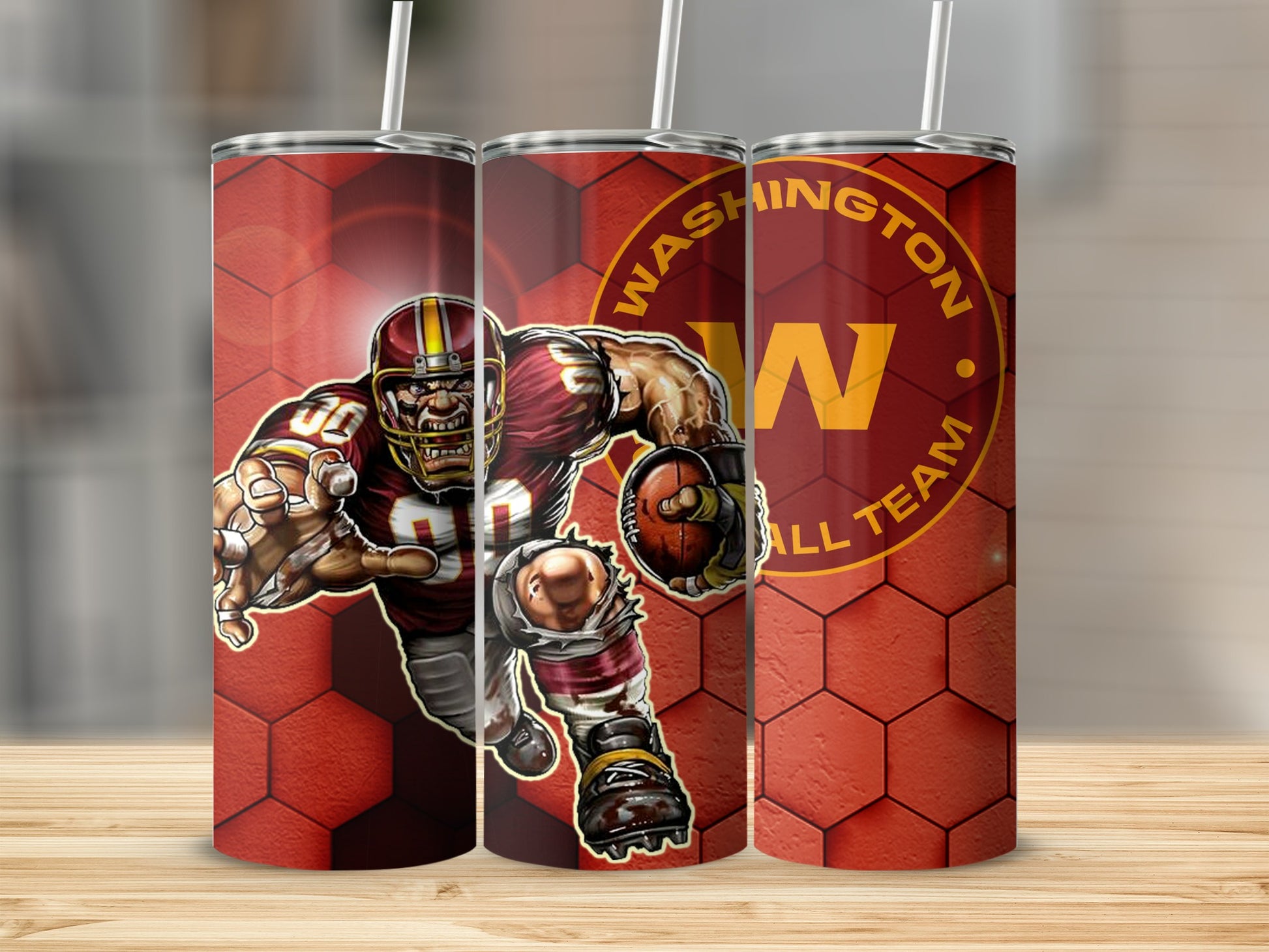 Washington Football Team Custom Design Tumbler