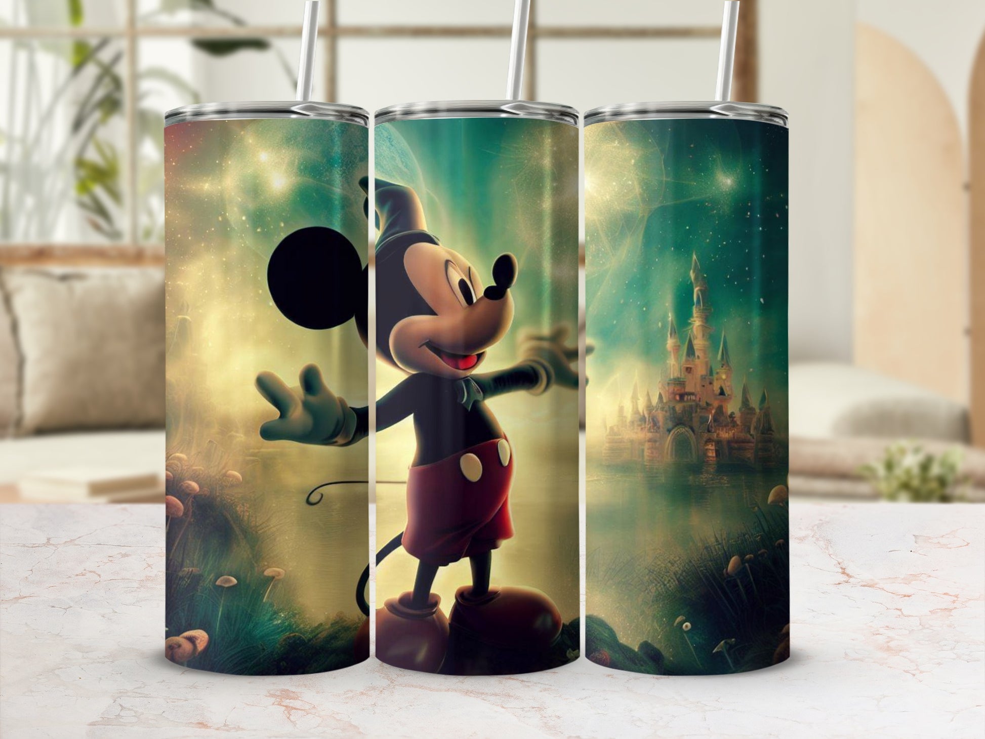 Enchanting Mickey Mouse Fantasy Tumbler Design