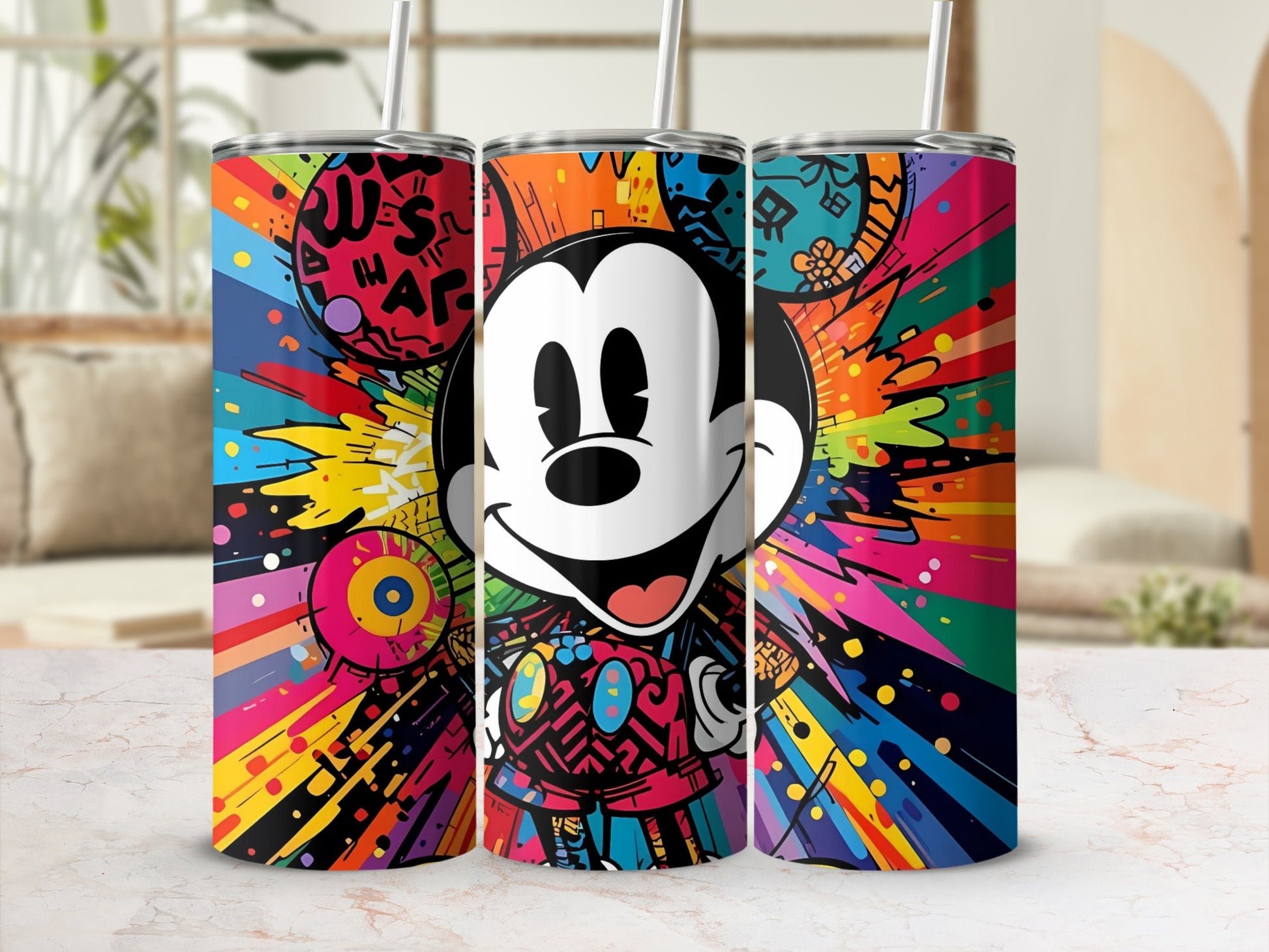 Colorful Cartoon Character Insulated Tumbler Cup
