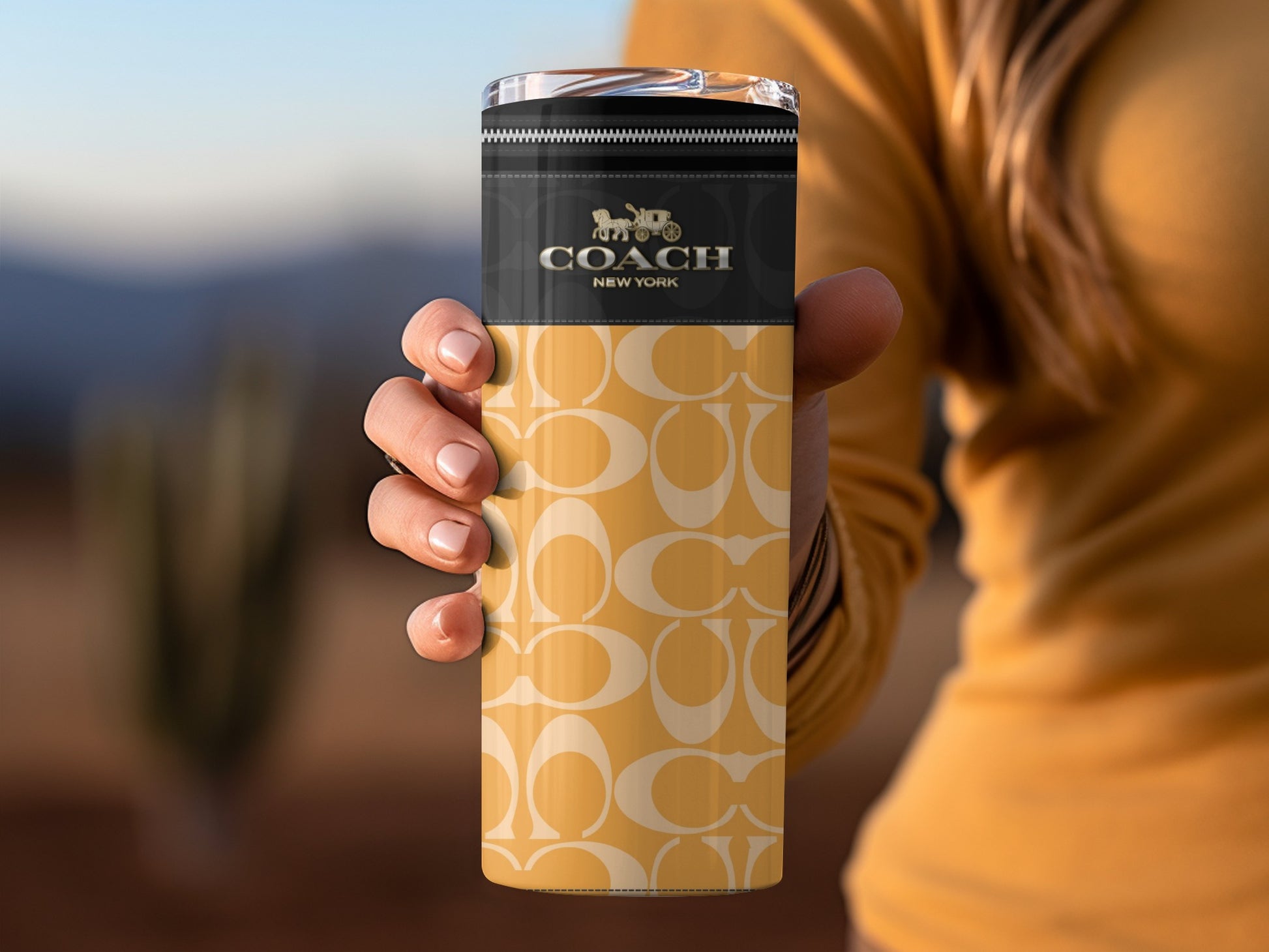 Stylish Coach New York Insulated Tumbler Travel Mug
