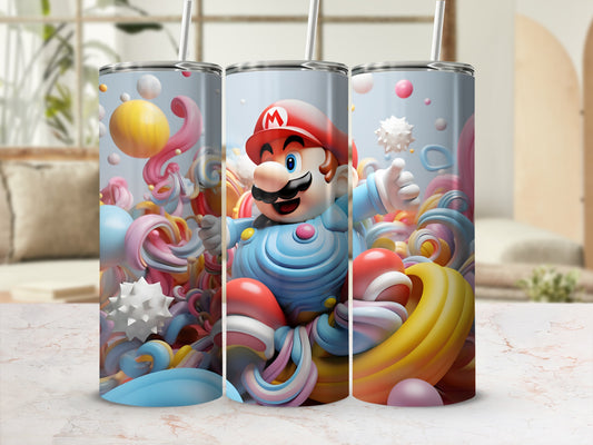 Colorful Cartoon Character Design Tumbler Cup