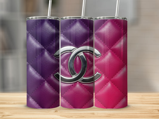 Elegant Purple To Pink Design With A Symbol Tumblers