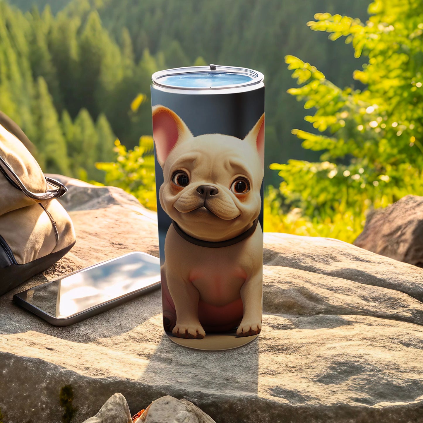 Adorable French Bulldog Travel Tumbler for Pet Lovers