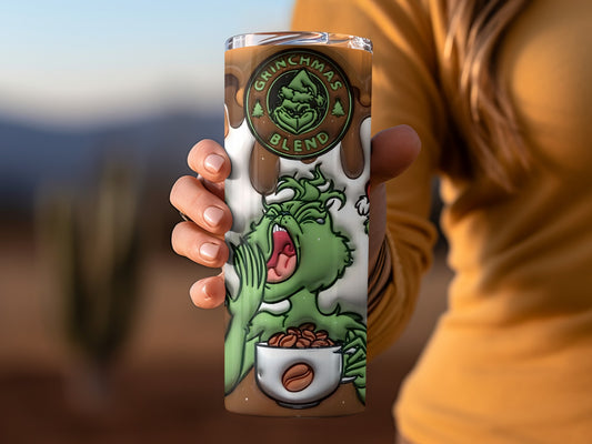 Grinchmas Blend Coffee Graphics Insulated Tumbler