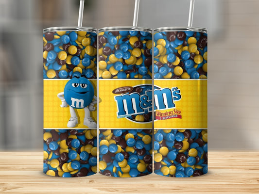 Los Angeles M&M's Winning Size Chocolate Candies Tumblers