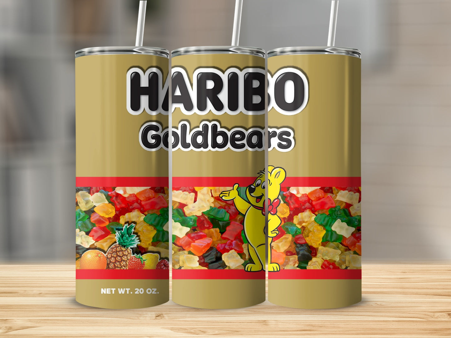 HARIBO Goldbears 20 OZ Gummy Bear Tumbler product type