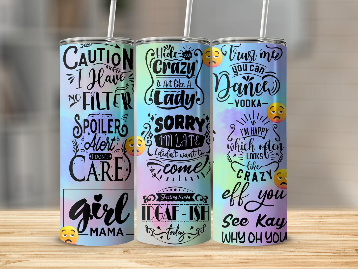 Funny Quote Tumblers for Girl Mama and Dance Lovers