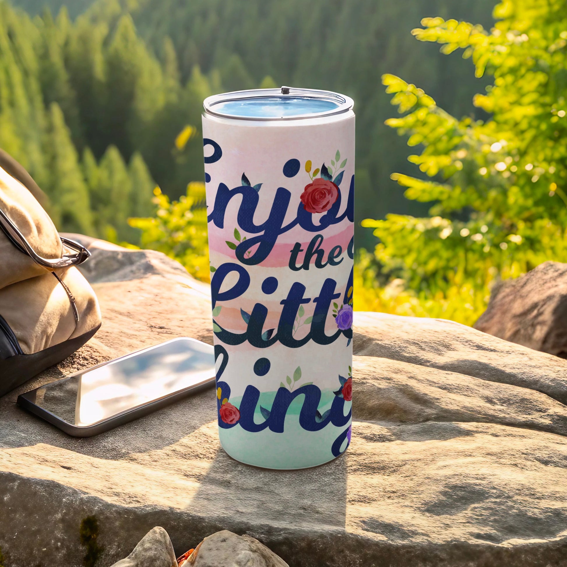 Enjoy the Little Things Insulated Travel Tumbler