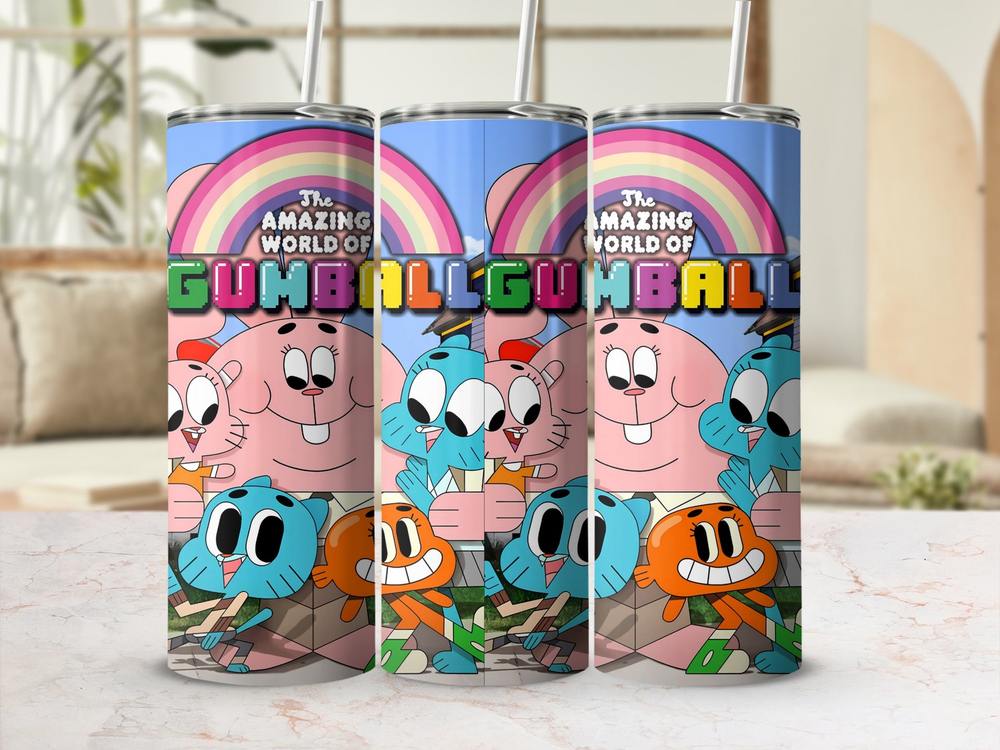 The Amazing World of Gumball Characters Tumbler