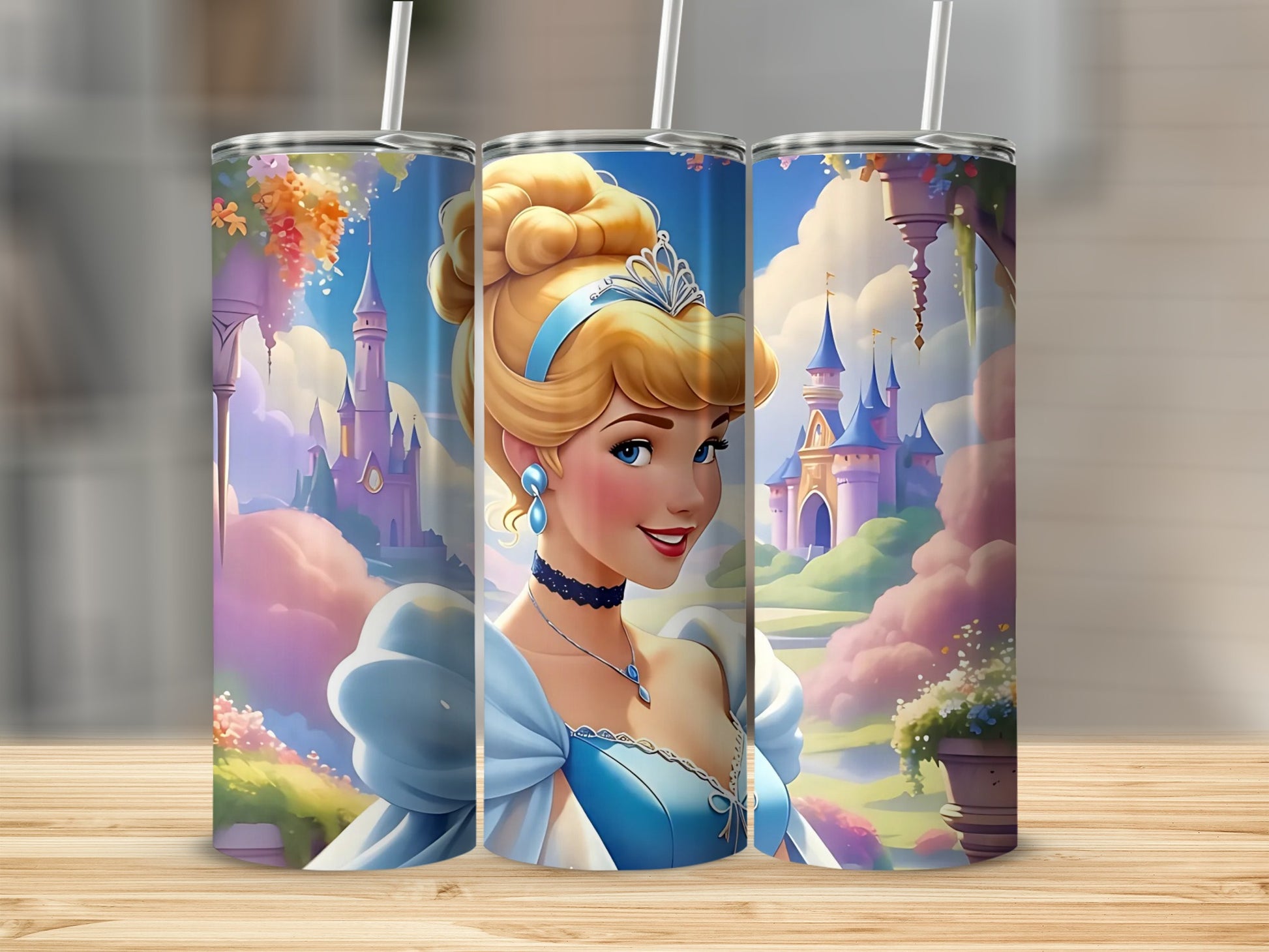 Princess Castle Fantasy Art Insulated Tumbler Flask