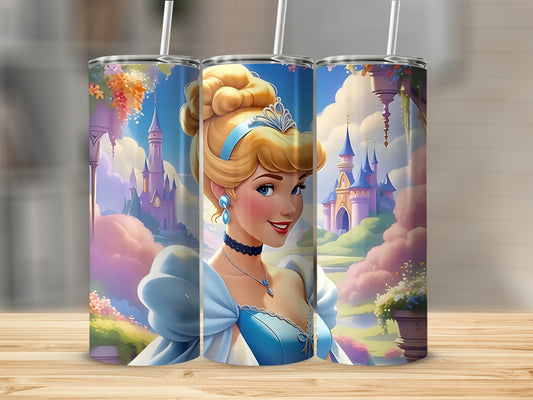 Princess Castle Fantasy Art Insulated Tumbler Flask