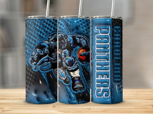 Carolina Panthers Football Team Design Panthers Tumblers