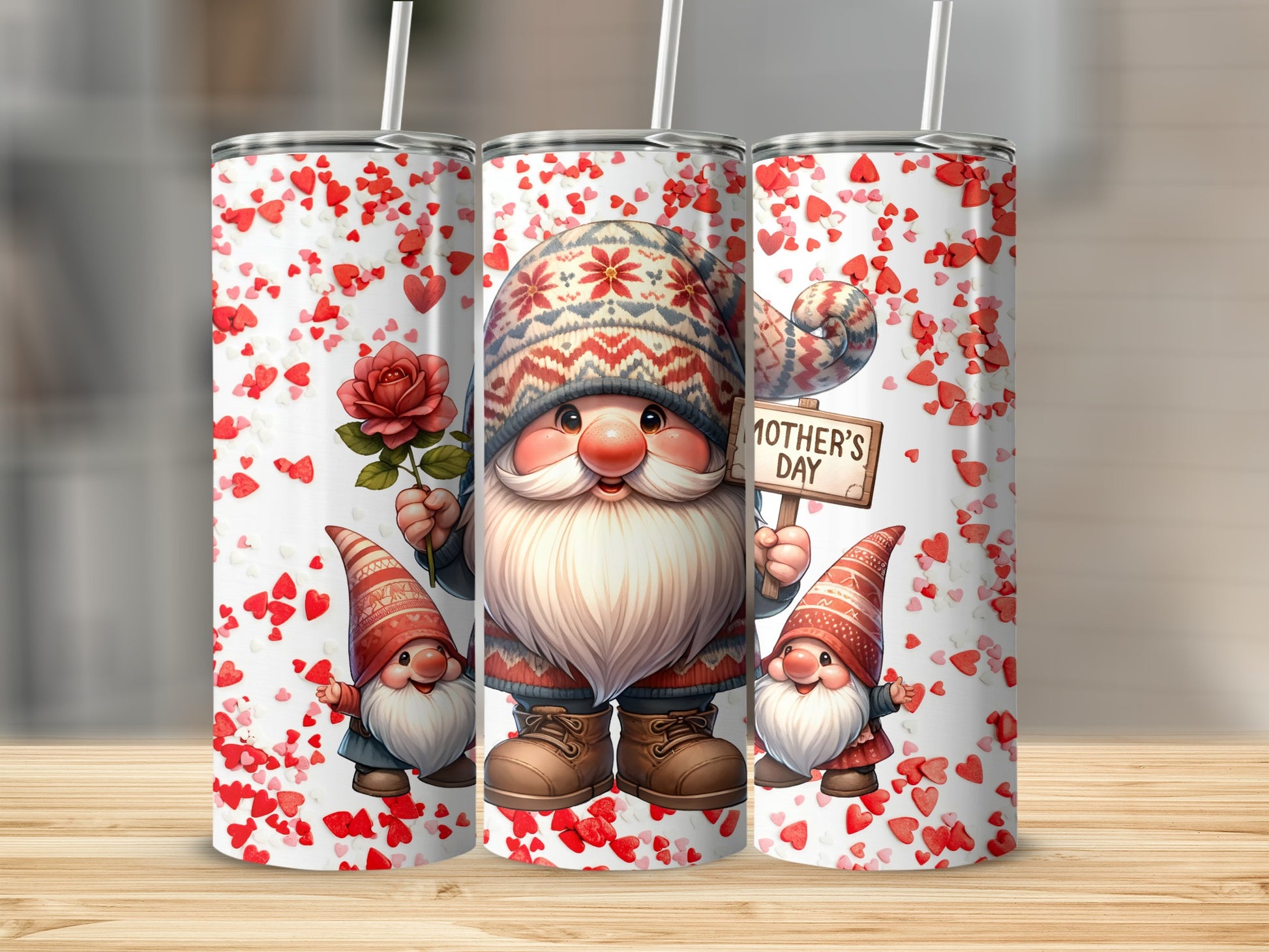 Mother's Day Gnome Tumbler for Personalized Gift