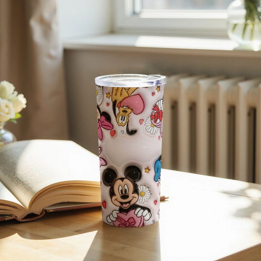 Colorful Mickey Mouse Themed Insulated Drinking Cup