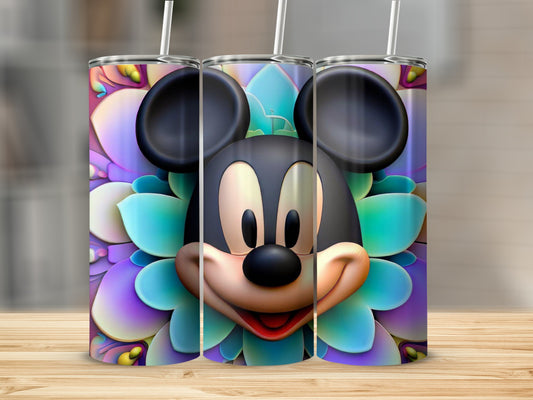 Colorful Disney Character Design Tumbler for Drinks