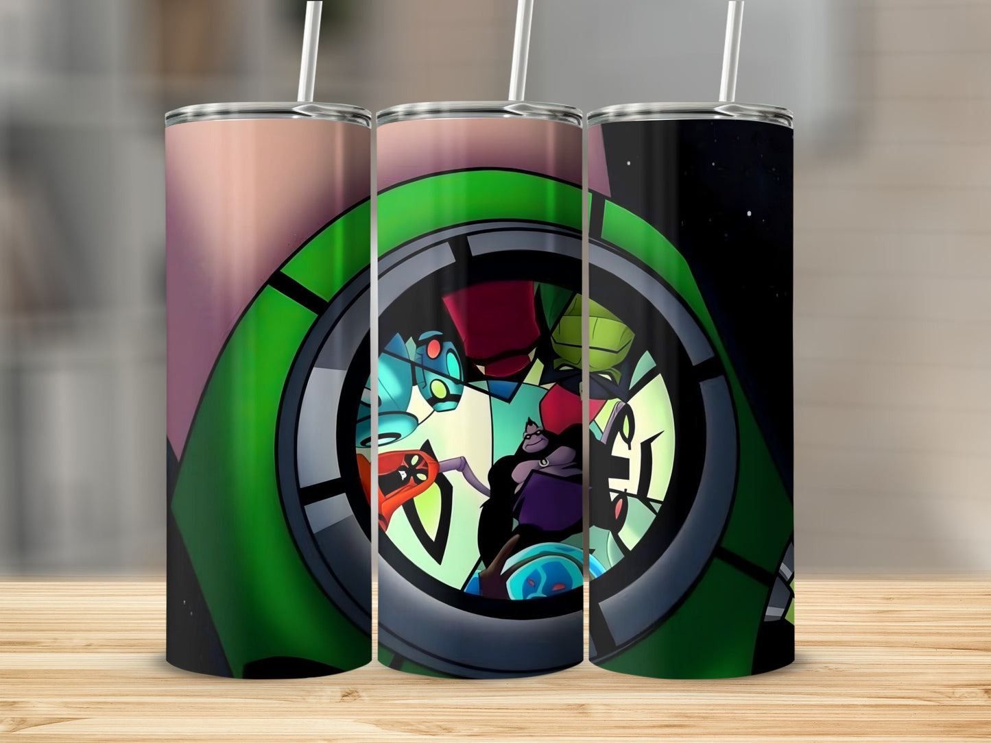 Alien Symbol Design Travel Tumbler 20oz Cup Flask